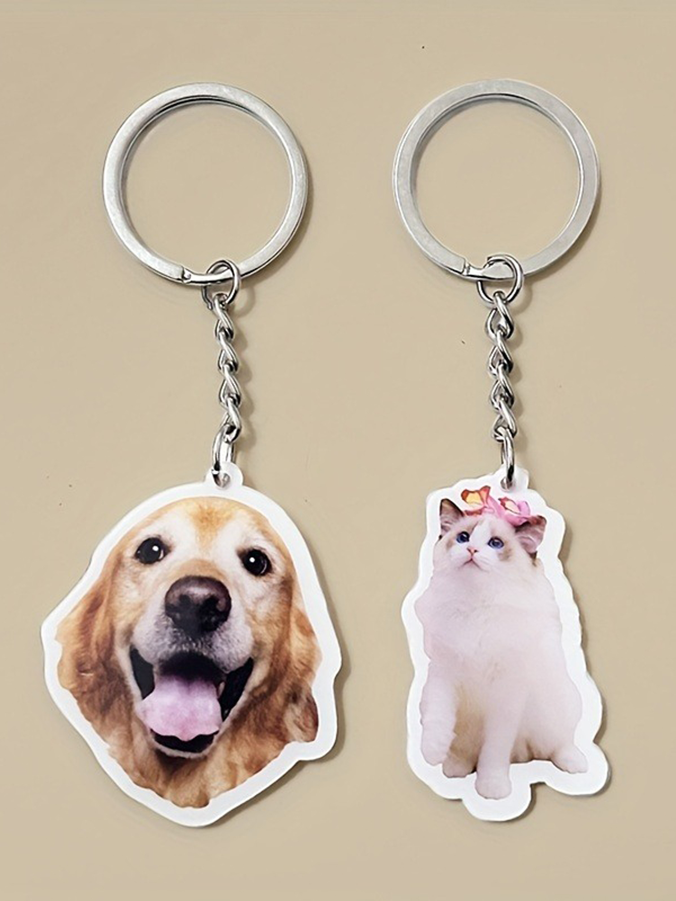 Custom Pet Acrylic Keychain Charms